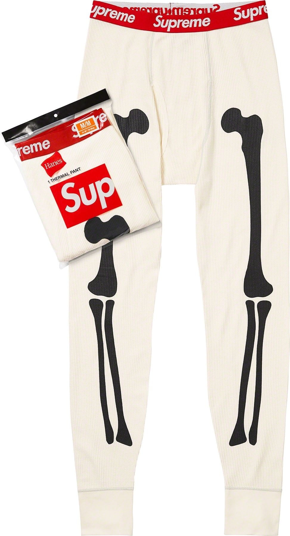 Supreme®/Hanes® Bones Thermal Pant (1 Pack) view 2